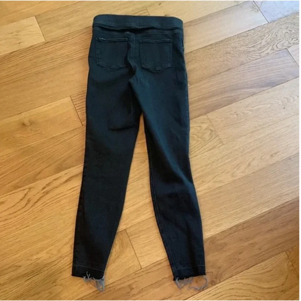 Spanx Vintage‎ Black Distressed Ankle Skinny Jeans Size Small